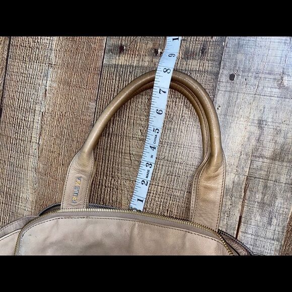 paule ka purse handbag leather khaki tan - Picture 12 of 15